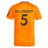 Maglia ufficiale Real Madrid Bellingham 5 Trasferta 2024-25 per Bambino